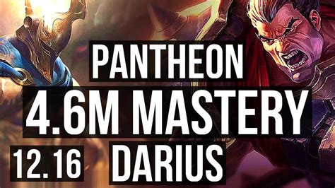 Pantheon Vs Darius Top M Mastery Games Legendary Kr