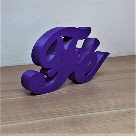 Palavra Decorativa Fé Feita Com Impressão 3d Elo7