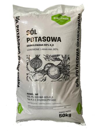 SÓL POTASOWA GRAN K 60 50KG Nawozy Tradycyjne Agro Centr Centrum