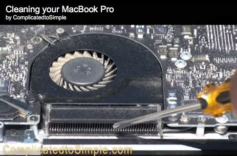 How To Clean The Dust From The Inside Of Your Macbook Complicated To