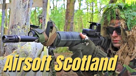 Airsoft War Systema M4 L96 Scotland Youtube