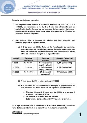 Solucionario del tema 4 de gestión financiera Gestión Financiera