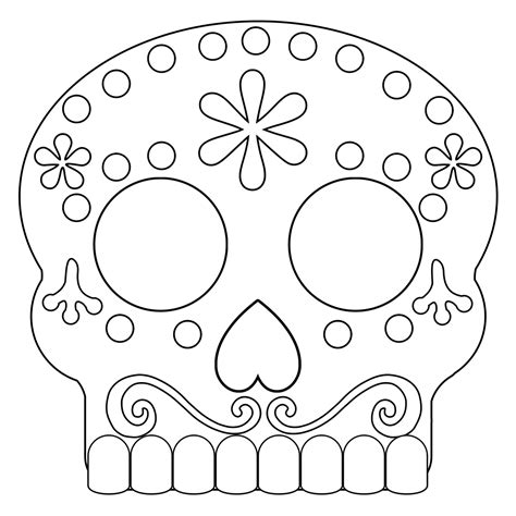 Dia De Los Muertos Printable Masks At Vanmurphyblog Blog