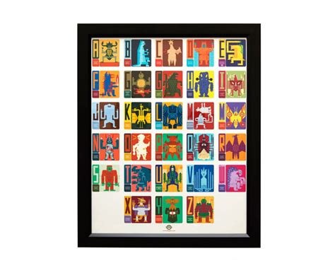 Kaiju Alphabet Full Color Digital Art Print Poster Godzilla Pop Culture ...