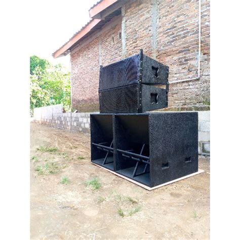 Jual BOK SPEAKER Line Array 12inch Dobel Plus Tweter Lengkap Shopee