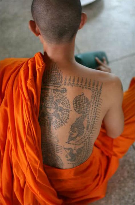 What A Great Work Of Art Sak Yant Tattoo Buddhist Tattoo Thai Tattoo