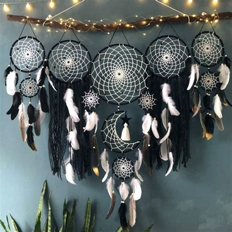 Amazon Dream Catchers Boho Wall Decor Moon And Sun Feather