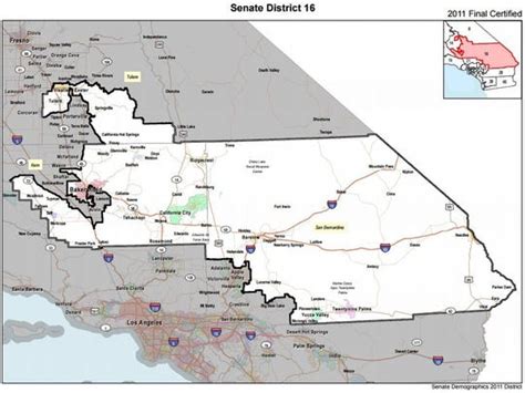 California State Senate District Map Maps For You