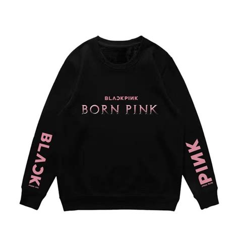 Blackpink Sweatshirts New Born Pink World Tour Style Pullover