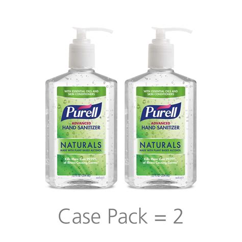 Buy Purell Advanced Hand Sanitizer Naturals With Based Alcohol Citrus