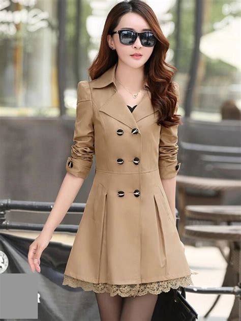 Trench Coat Feminino Bege Mellaine Trench Coats Women Spring Outfits