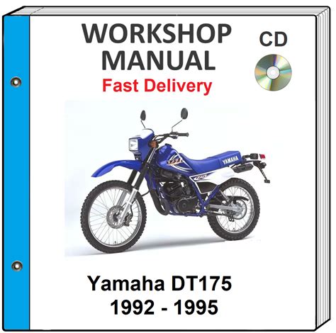 Yamaha Dt175 Dt 175 1992 1993 1994 1995 Service Repair Shop Manual Cd