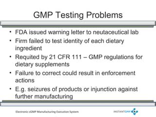 Instantgmp Compliance Series Testing Ppt