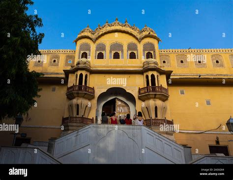 Back Side Of Hawa Mahal Palace Of Wind Rajasthan Jaipur India Stock