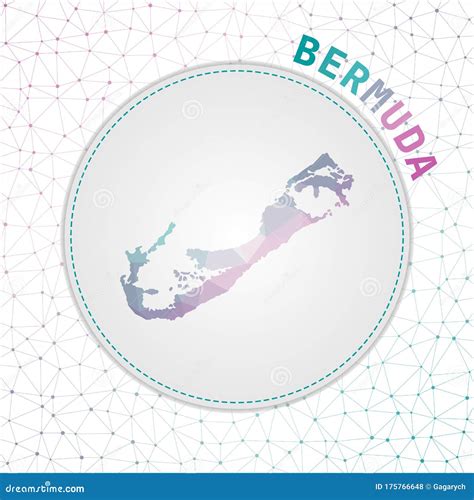 Vector Map Of Bermuda. High Detailed Country Map With Division, Cities