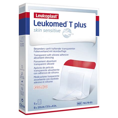 Leukoplast Leukomed T Plus Skin Sensitive 8 X 10cm 5 Pack Choice Pharmacy