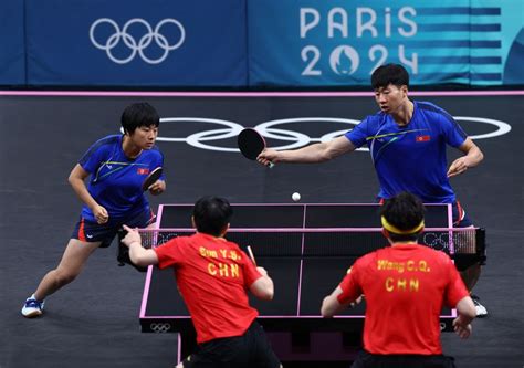 Olympics Table Tennis Wang And Sun Win Mixed Doubles Gold After Chinas