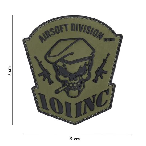 Le Stock Americain Patch 3D PVC Airsoft Division