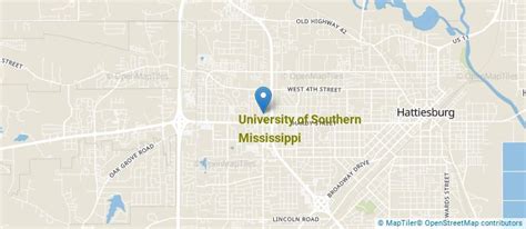 Southern Miss Campus Map