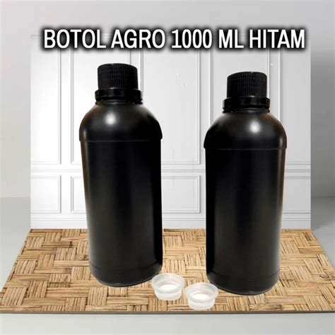 Jual Botol HDPE Labor Hitam 1 Liter Sering Digunakan Sebagai Kemasan