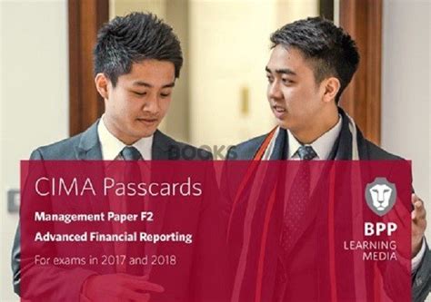 Bpp Cima F Advanced Financial Reporting Passcards Booksplus