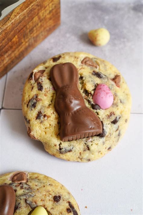 Easter Bunny Chocolate Chip Cookies Bake To The Roots