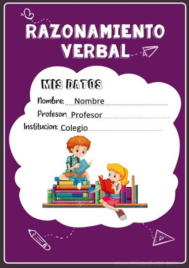 Las Mejores Caratulas De Razonamiento Verbal