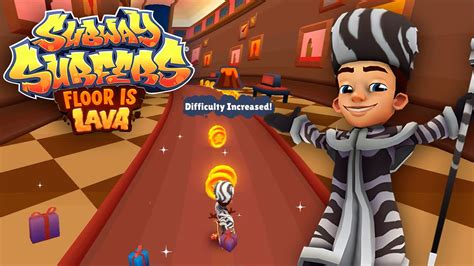 FLOOR IS LAVA CHALLENGE SUBWAY SURFERS ST PETERSBURG 2021 YouTube