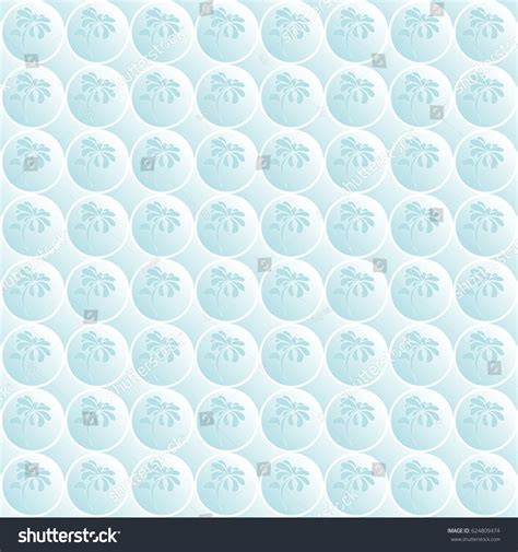 Seamless Floral Pattern Lightblue Backgrounds Vector Stock Vector ...