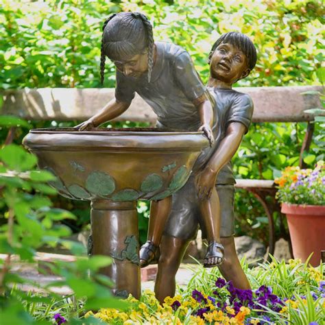 Bronze Children Sculpture