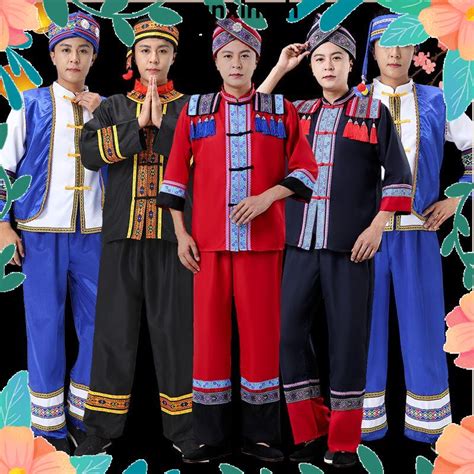 New Minority Ethnic Costume Male Adult Yunnan National Miao National ...