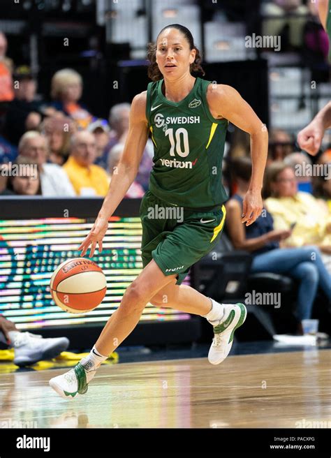 Connecticut Usa 20 July 2018 Seattle Storm Guard Sue Bird 10