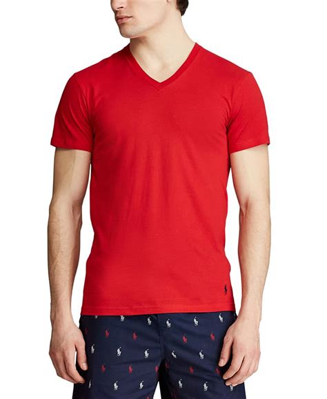 Polo Ralph Lauren Mens 3 Pk Classic Fit Cotton V Neck Undershirts Macys