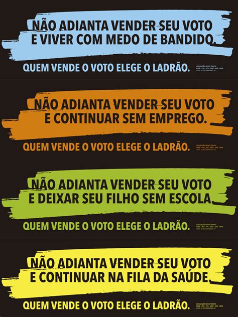 Campanha Voto Consciente Alerta Popula O Sobre A Velha Pol Tica Da