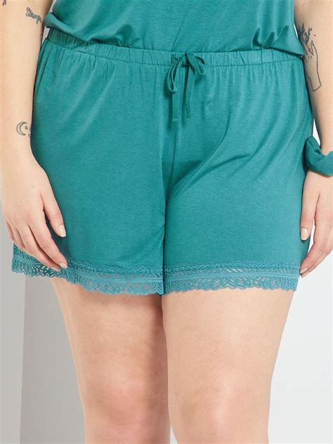 Short De Encaje Azul Oscuro Kiabi