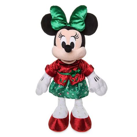 Disney Store Minnie Mouse Christmas Plush Toy Exclusive 2019 Limited New