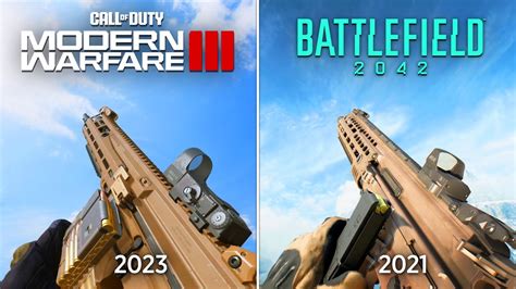 Call Of Duty MW III Vs Battlefield 2042 Physics And Details