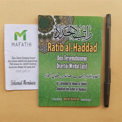 Jual Ratib Al Haddad Dan Terjemahannya Wirdul Latif Ratibul Hadad