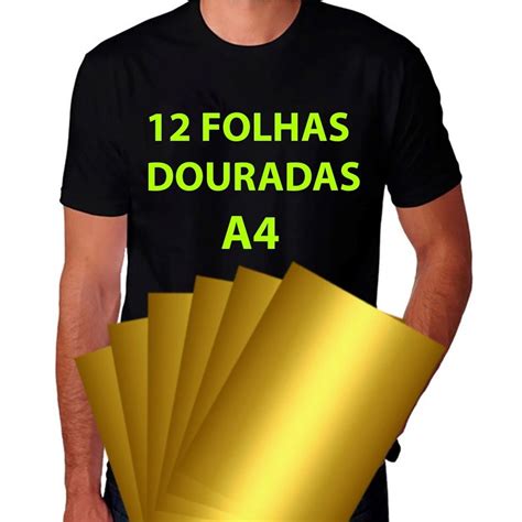 Filme De Recorte Pu Termocolante Dourado Folhas A Shopee Brasil