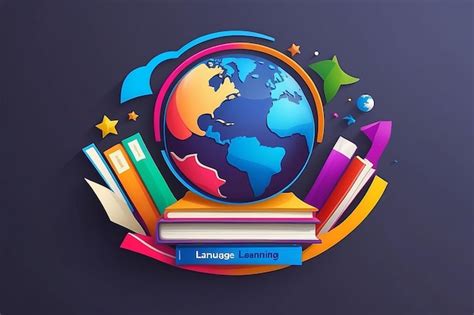 Premium Photo | Language Learning App Logo