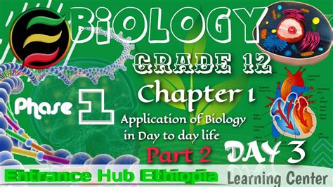 Biology Grade 12 Unit 1 Part 2 New Curriculum Youtube