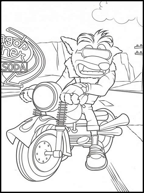 Dibujos De Crash Bandicoot 5 Para Colorear Para Colorear Pintar E