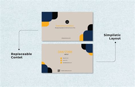 Artist Business Card Template in Word, Illustrator, Publisher, InDesign ...