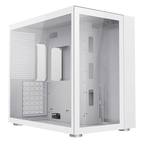 Gamemax Infinity Mid Tower Atx Pc White Gaming Case With Tempered Glass