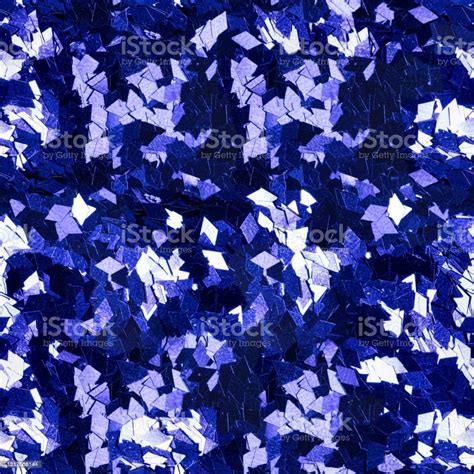 Dark Blue Glitter In Rhombus Form Sparkle Confetti Texture Christmas