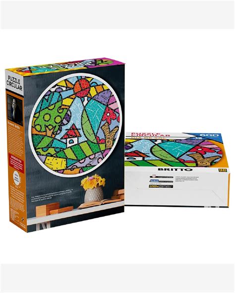 Riachuelo Quebra Cabeça 600 Peças Romero Britto Dia De Sol Grow 04263