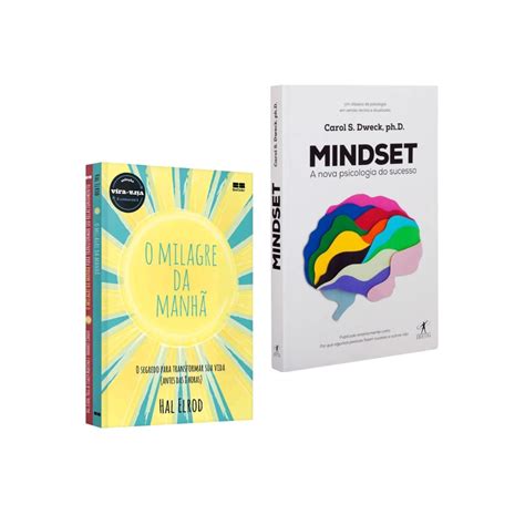 Kit De Livros Mindset O Milagre Da Manh O Milagre Da Manh Para