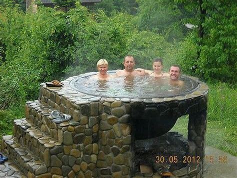 Pin by Green House on Country house cottage дача Outdoor bathtub Outdoor tub Hot tub outdoor