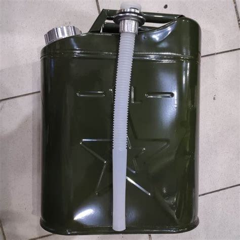 Jual Jerigen Besi Bensin Solar Jerrycan Liter Di Lapak Racingcustom