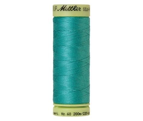 silk finish deep aqua thread